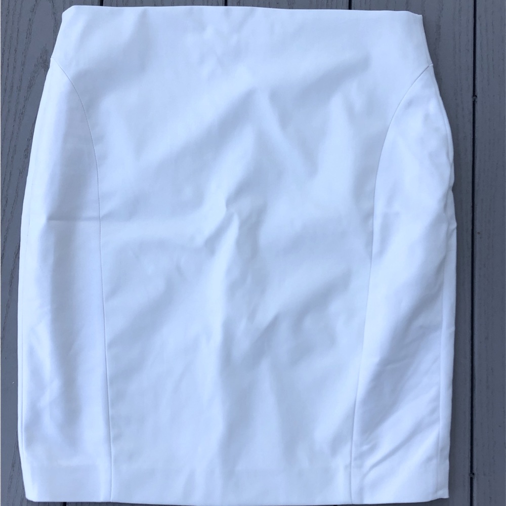 White Express pencil skirt
